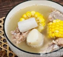 Braised Pork Rib with Yam and Corn
