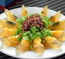 Green Pepper and Century Egg
