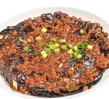 Fried Eggplant with Minced Pork