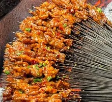 Fresh Lamb Skewers Grilled to Order