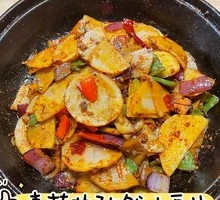 Iron Wok Green Sichuan Pepper and Cumin Potato Slices