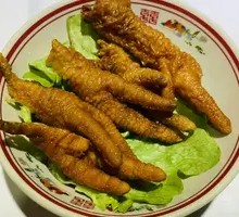 Braised Chicken Feet with Tiger Skin