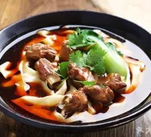 Braised Pork Ribs with Knife-Cut Noodles