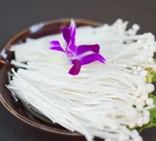 Golden Enoki Mushrooms