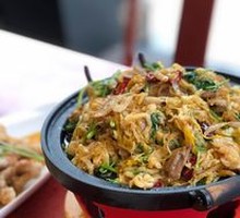 Pan-Seared Pork Belly with Pickled Cabbage