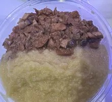 Spicy Braised Pork and Mashed Potato Rice Bowl