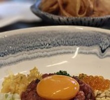 Sautéed Chili Eggplant Beef Tartare