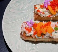 Sea Urchin and Sweet Shrimp Toast