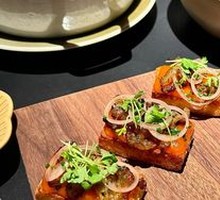 Grilled Beef Brisket Toast