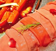 Thick Pork Kidney Slices with Kung Fu Style