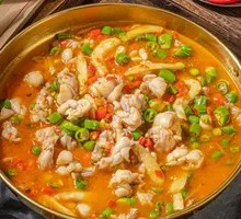 Young Ginger Stir-fried Bullfrog