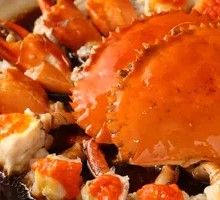 Steamed Crab with Pork Patty in Sauce