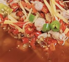 Fresh Spicy Rabbit in Pot