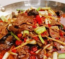 Scallion Stir-fried Pork Liver