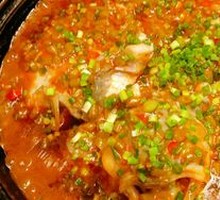 Sour Cowpea Braised Mandarin Fish