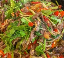 Sandy Onion Beef Strips