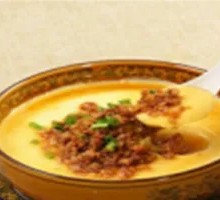 Minced Pork Steamed Egg