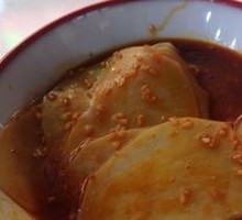 Soup-infused Potato Slices