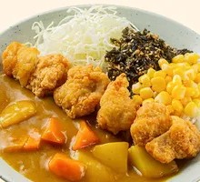 Fried Chicken Curry Rice