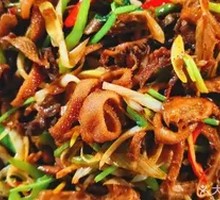 Spicy Stir-Fried Lamb Tripe Strips