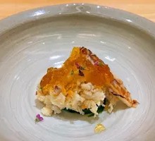 Sponge Crab Vinegar Gel