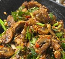 Roasted Button Mushrooms