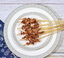 Duck Tripe Skewers