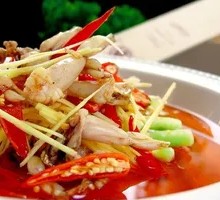 Sichuan Frog with Young Ginger