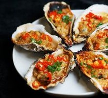 Grilled Fresh Rushan Oysters