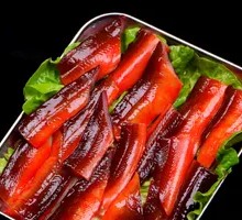 Freshly Killed Eel Slices
