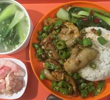 Spicy Pepper Stir-Fried Pork Rice Bowl