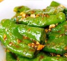 Braised Green Pepper with Tiger Stripes