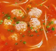Tomato and Meatball Soup