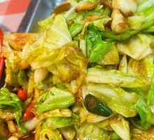 Fried Pork Crumbs with Bok Choy