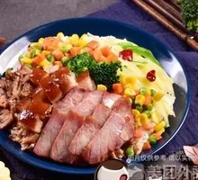 Pork Shank and Char Siu Rice Bowl