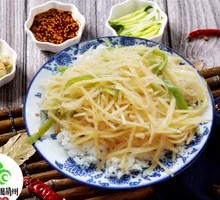 Spicy and Sour Potato Noodles with Rice