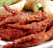 Braised Chicken Feet with Tiger Skin