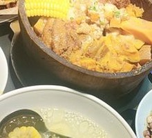 Steamed Assorted Dishes in a Rice Steamer