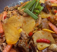 Spicy Pickled Chicken Offal Hot Pot
