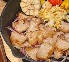 Grilled Pork Neck Meat