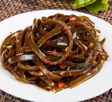 Thin seaweed strips