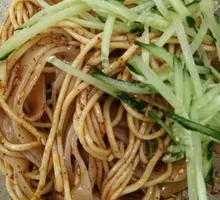 Spicy Sweet and Sour Cold Noodles and Cold Skin Combo