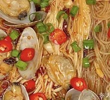 Paper-Wrapped Scallops with Vermicelli
