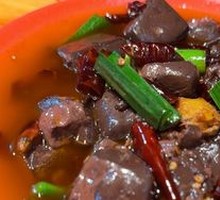 Stir-fried Chicken Blood