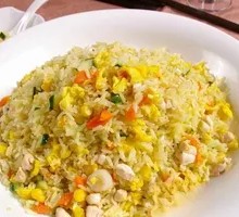 Large Portion Ham and Egg Fried Rice