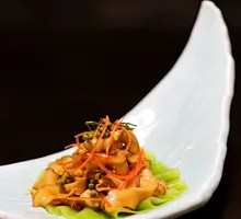 Watercress and Sichuan Pepper Dragon Shell Slices