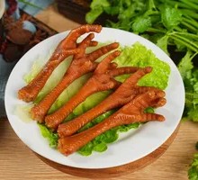 Black Braised Chicken Feet