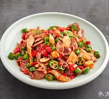 Pickled Chili Chicken Offal Knife-Sliced Noodles