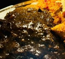 Low-Temperature Pork Chop Black Curry Rice