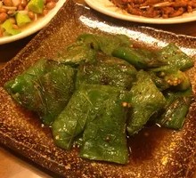 Braised Green Pepper with Tiger Stripes